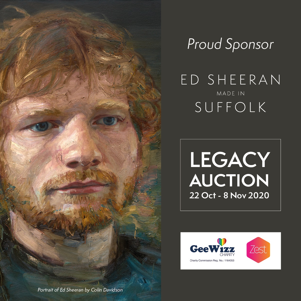 Ed Sheeran Made in Suffolk Global Legacy Auction